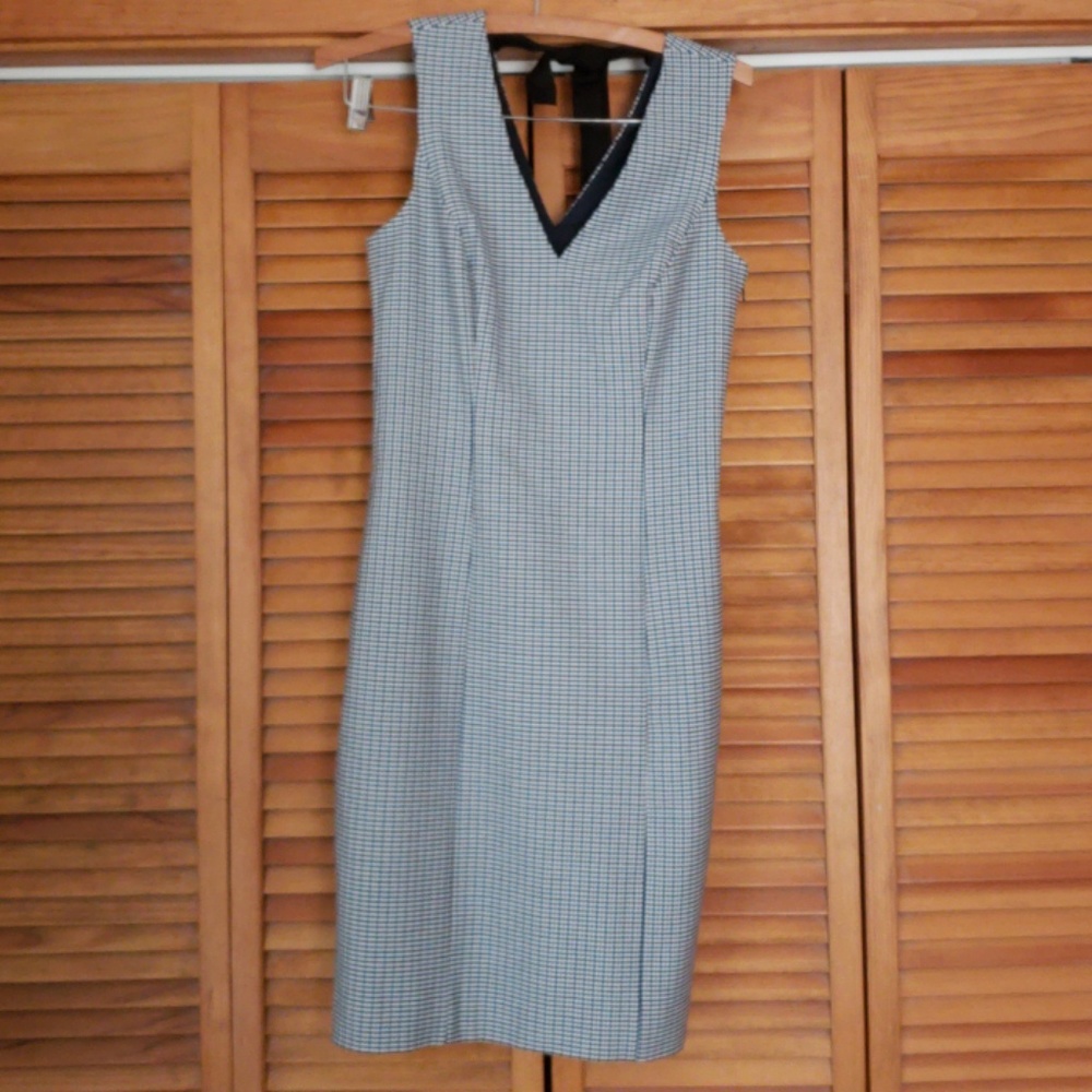 Banana Republic Checkered Sheath Dress Size 0